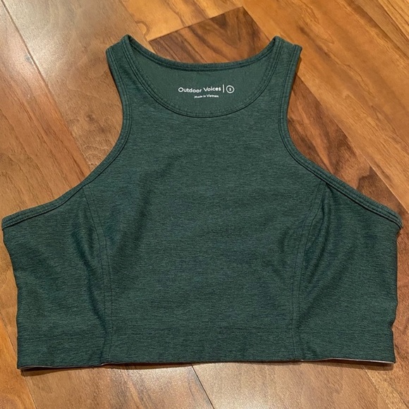 Outdoor Voices | Matching 7/8 Warm Up Leggings and Athena Crop Top - Picture 4 of 6
